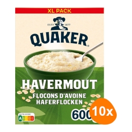 Quaker | Havermout Naturel | 10 x 600 gram