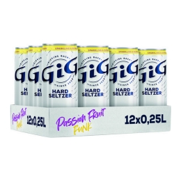 Gig | Hard Seltzer Passionfruit Funk Blik | 12 x 25 cl
