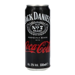Jack Daniel's | Jack Daniel's & Coca Cola Sleek Blik | 12 x 33 cl