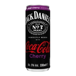 Jack Daniel's | Jack Daniel's & Coca Cola Cherry Sleek Blik | 12 x 33 cl