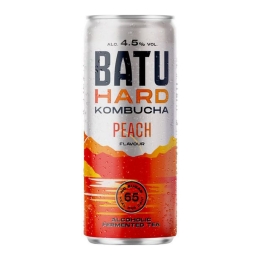 Batu | Hard Kombucha Peach Blik | 12 x 25 cl