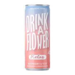 Drink A Flower | Relax Raspberry & Yuzu | 12 x 25 cl