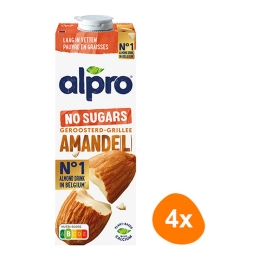 Alpro | Amandel Ongezoet | 4 x 1 liter