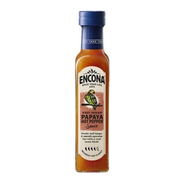 Encona | Hot Papaya Sauce | 6 x 142 ml