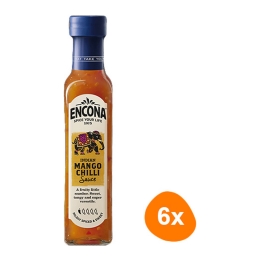 Encona | Indian Mango Chilli Sauce | 6 x 142 ml