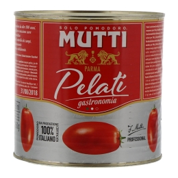 Mutti | Pelata Gepelde Tomaten Tomaten Saus | 2500 gram