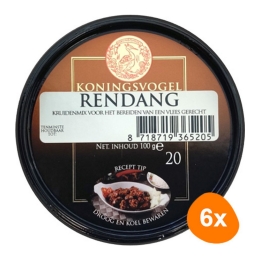 Koningsvogel | Rendang | 6 x 100 gram