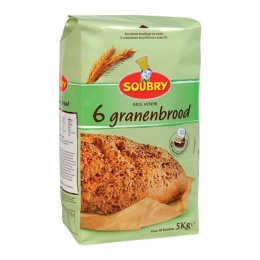 Soubry | Mix Voor 6 Granenbrood | 5000 gram