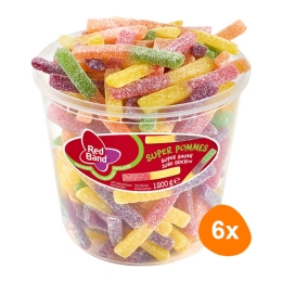 Red Band | Redband Pommes Super Saur (D) | 6 x 100 stuks
