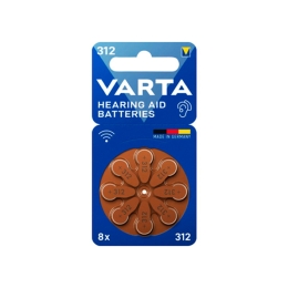 Varta | Hearing Aid Batteries 312 Blister | 10 x 8 stuks