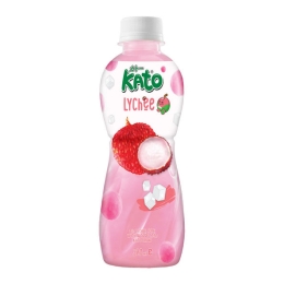 Kato | Lychee Juice With Nata De Coco | 24 x 320 ml