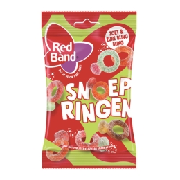 Red Band | Snoepringen Zuur | 12 x 102 gram