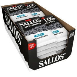 Villosa | Sallos Schwarzweich Salmiak | 20 x 200 gram