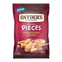 Snyder's of Hanover | Soh Honey Mustard Onion Pretzel Pieces | 10 x 110 gram
