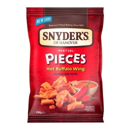 Snyder's of Hanover | Soh Hot Buffalo Wing Pretzel Pieces | 10 x 110 gram