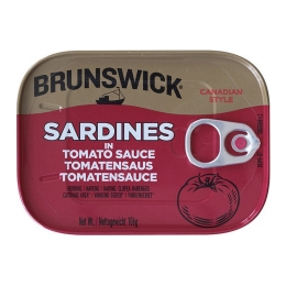 Brunswick | Sardines Tomato Sauce | 12 x 106 gram