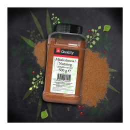 Transgourmet | Quality Muskatnuss Gemahlen | 8 x 500 gram