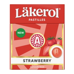 Lakerol | Strawberry Doosje | 24 x 25 gram