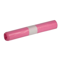 Afvalzak | Roze 58x100cm T23 | 25 x 20 stuks