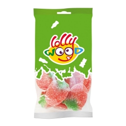 Lollywood | Gesuikerde Aardbeien | 15 x 110 gram