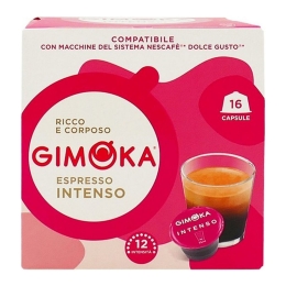 Gimoka | Dolce Gusto Espresso Intenso Cups | 3 x 112 gram