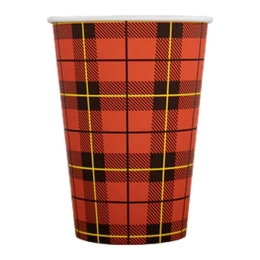 Hot Cup | Schotse Ruit | 180 ml | 2500 stuks