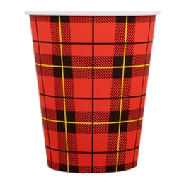Hot Cup | Schotse Ruit | 150 ml | 2500 stuks