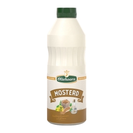 Oliehoorn | Mosterd | Fles 6 x 900 ml