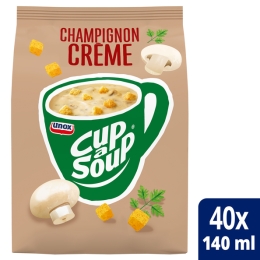 Cup-a-Soup | Automatensoep | Champignon crème | Zak 4 stuks