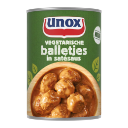 Unox | Vega Ballen In Satesaus | 6 x 400 gram