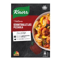Knorr | Trattoria | Gehaktbal Pizza | 5 x 281 gram