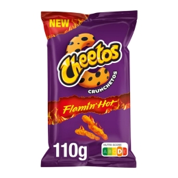 Cheetos | Crunchetos Flamin&#39; Hot | 12 x 110 gram