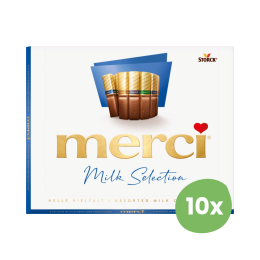 Merci | Finest Selection Melkchocolade | 10 x 250 gram
