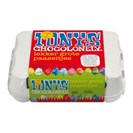 Tony's Chocolonely | Paaseitjes | Assortiment | 24 x 150 gram