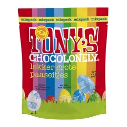 Tony's Chocolonely | Paaseieren | Assortiment | 24 x 230 gram