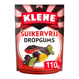 Klene | Dropgums | Suikervrij | 12 x 110 gram