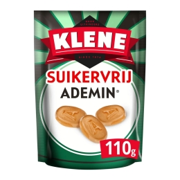 Klene | Drop | Ademin | Suikervrij | 12 x 110 gram
