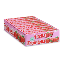 Fruittella | Strawberry Vegan Rol | 20 x 41 gram
