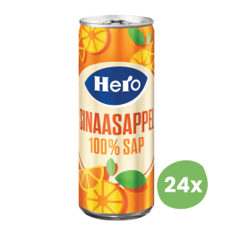 Hero | Sinaasappelsap | Small | 24 x 250 ml