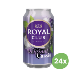 Royal Club Cassis | Blik 24 x 33 cl