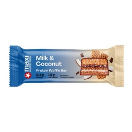 Maxi Nutrition | Waffle Bar Milk Coconut | 12 x 40 gram