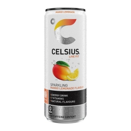 Celsius | Mango Lemonade | Blik | 12 x 250 ml