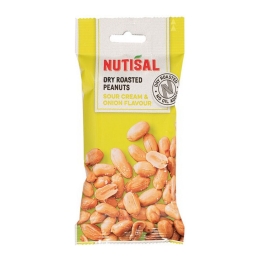 Nutisal | Peanuts Sour Cream Onion | 14 x 60 gram
