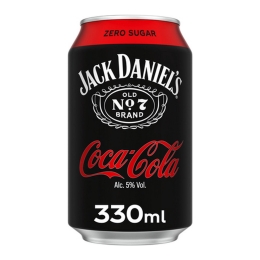 Jack | Daniel's & Coca Cola Zero | Blik | 12 x 33 cl