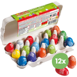 Tony's Chocolonely | Paaseitjes Assortiment Groot | 12 x 255 gram