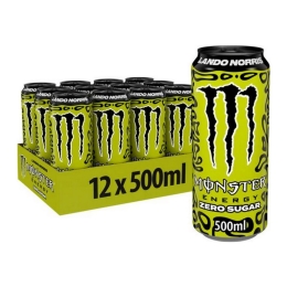 Monster | Lando Norris Zero Sugar | Blik | 12 x 0,5 liter