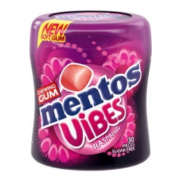 Mentos | Gum Vibes Raspberry | 6 stuks