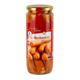 Gouden Banier | Bockworst Pot | 3 x 8 x 90 gram