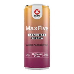 Maxi Nutrition | Maxfive Energy Mango-P. Blik | 12 x 330 ml