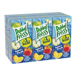 Dubbelfrisss | Appel-Perzik Pakje | 30 x 200 ml